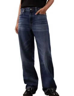 Calvin Klein Jeans Signature 90's Straight Jeans in Solar Flare