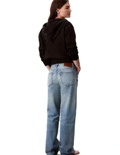 Calvin Klein Jeans Signature 90's Straight Jeans in Gold Dust