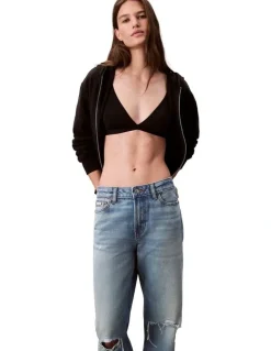 Calvin Klein Jeans Signature 90's Straight Jeans in Gold Dust