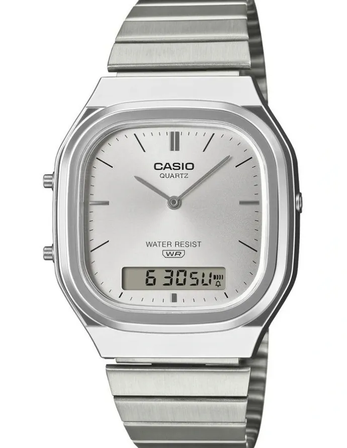 Casio Aq240E-7A Watch in Silver