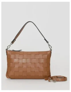Cellini Jackson Crossbody Bag in Tan