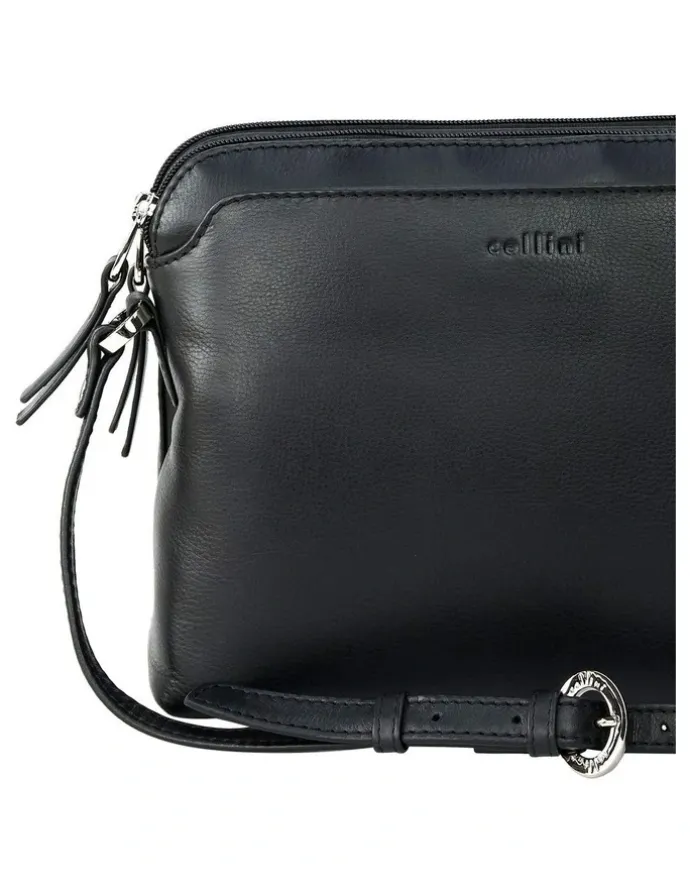 Cellini Seville Crossbody Bag in Black