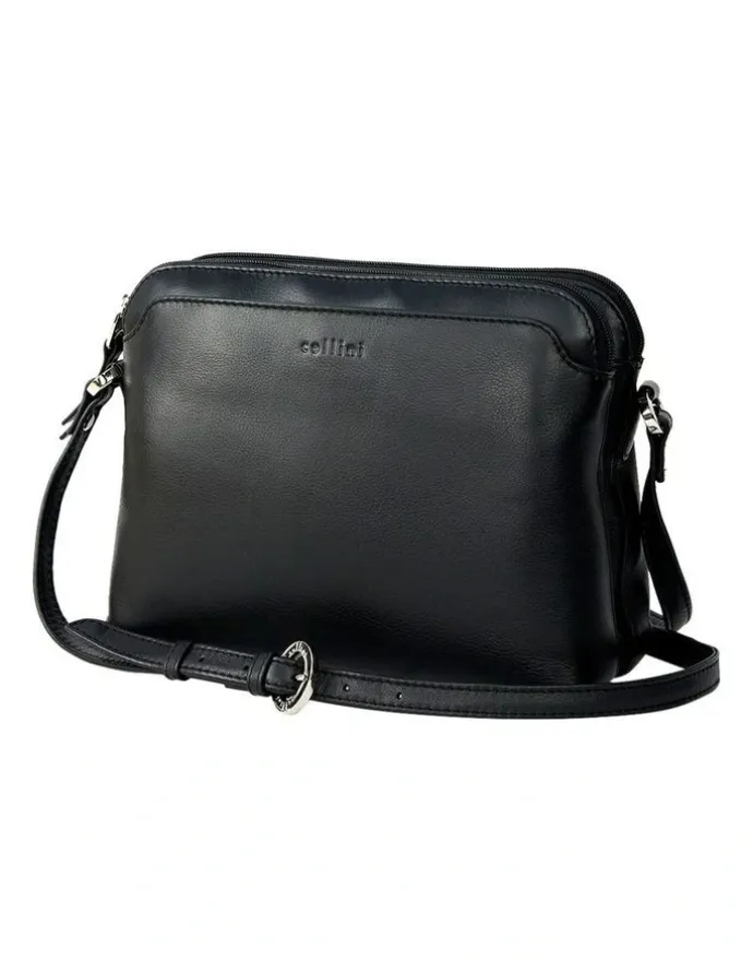 Cellini Seville Crossbody Bag in Black