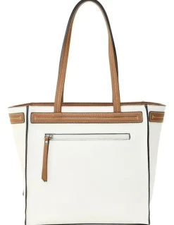 Cellini Sport Brooke Tote Bag in White/Brown