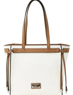 Cellini Sport Brooke Tote Bag in White/Brown