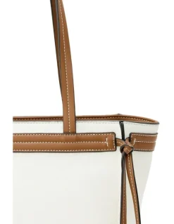 Cellini Sport Brooke Tote Bag in White/Brown