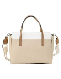 Cellini Sport Dani Satchel Bag in Nude Multi