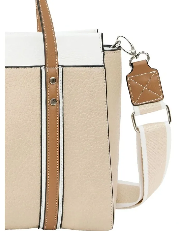 Cellini Sport Dani Satchel Bag in Nude Multi