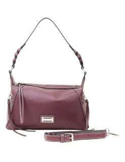 Cellini Sport Edith Shoulder Bag in Plum