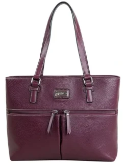 Cellini Sport Edith Tote Bag in Plum