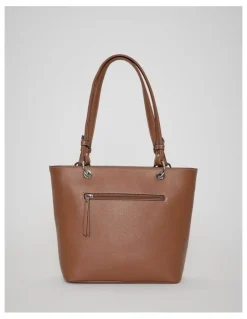 Cellini Sport Pip Tote Bag in Brown Multi