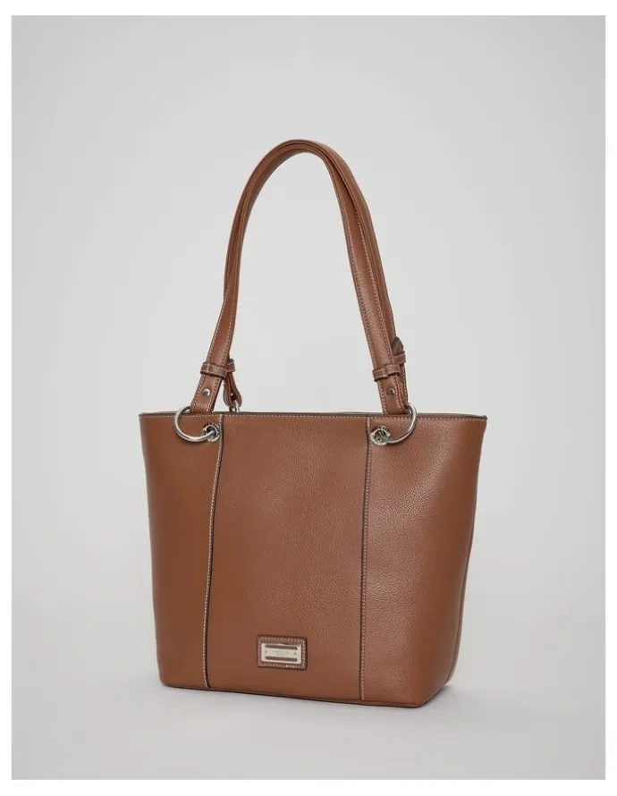 Cellini Sport Pip Tote Bag in Brown Multi