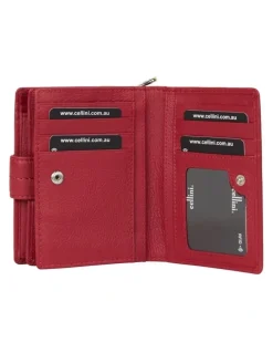 Cellini Sport Tuscany Medium Book Wallet in Red