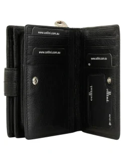 Cellini Sport Tuscany Medium Book Wallet in Black