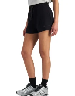 Champion Jersey High Waist Tonal Short in Black