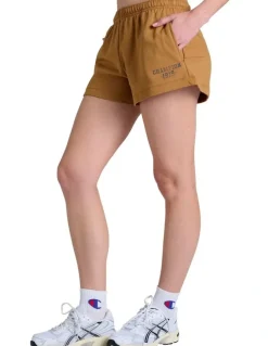 Champion Legacy Graphic short in Brown