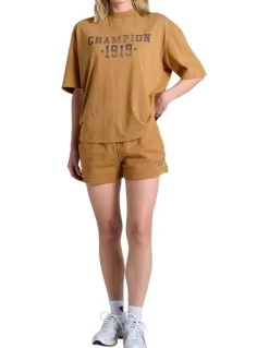 Champion Legacy Graphic Tee in Brown