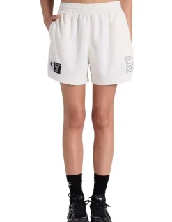 Champion Mesh Sports Short in Ivory White