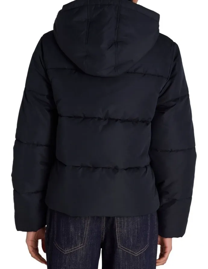 Champion Puffer Jacket in Black