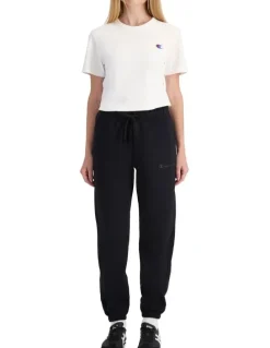 Champion Script High-Waist Jogger in Black