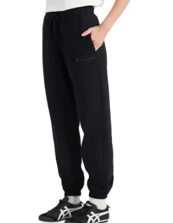 Champion Script High-Waist Jogger in Black