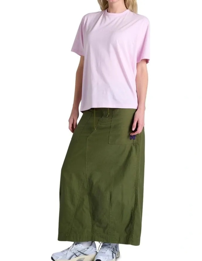 Champion Script Short Sleeve Tee in Pink