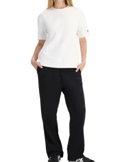 Champion Script Wide Leg Pant in Black