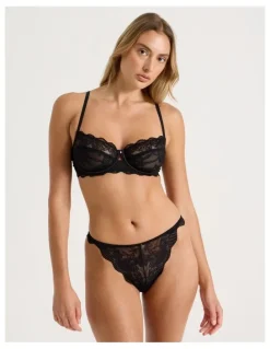 Chloe & Lola Bare Beauty Balconette Bra in Black