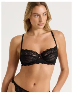 Chloe & Lola Bare Beauty Balconette Bra in Black