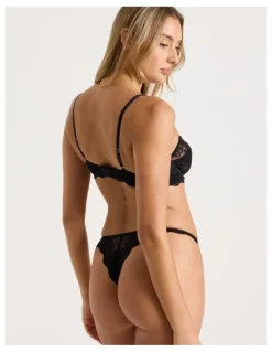 Chloe & Lola Bare Beauty Balconette Bra in Black
