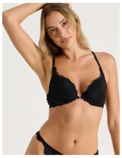 Chloe & Lola Bare Beauty Plunge Bra in Black