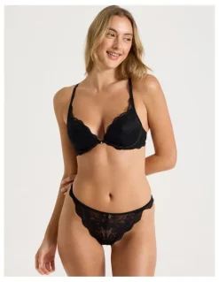 Chloe & Lola Bare Beauty Plunge Bra in Black