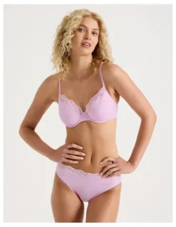 Chloe & Lola Cheeky Lace Bikini in Pink
