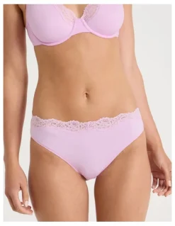 Chloe & Lola Cheeky Lace Bikini in Pink