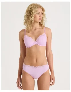 Chloe & Lola Cheeky Lace Bikini in Pink