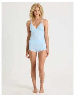 Chloe & Lola Cheeky Lace Camisole in Blue