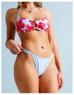 Chloe & Lola Cosmopolitan Charlie Reversible Swim Bottom in Graphic Floral Print