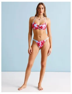 Chloe & Lola Cosmopolitan Charlie Reversible Swim Bottom in Graphic Floral Print