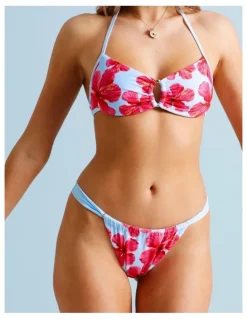 Chloe & Lola Cosmopolitan Charlie Reversible Swim Bottom in Graphic Floral Print