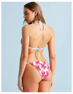 Chloe & Lola Cosmopolitan Charlie Reversible Swim Bottom in Graphic Floral Print