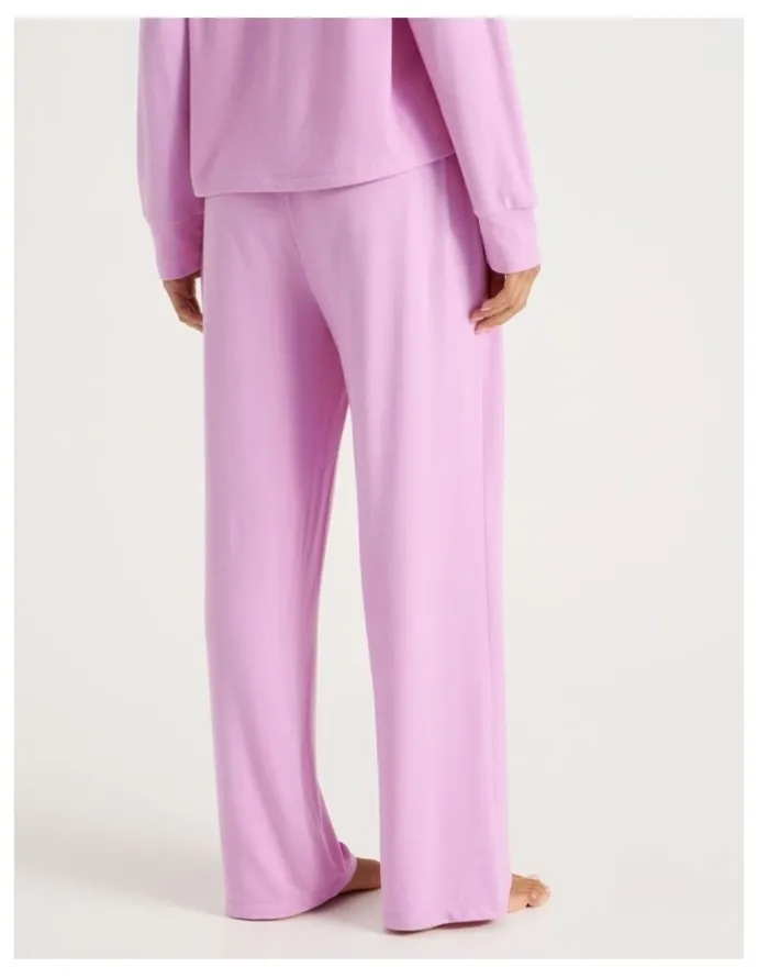Chloe & Lola Cosy Supersoft Wide Leg Pant in Fairy Floss Pink