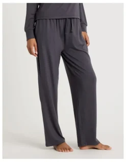 Chloe & Lola Cosy Supersoft Wide Leg Pant in Charcoal