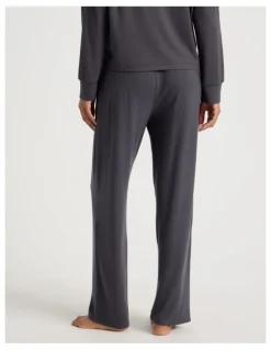 Chloe & Lola Cosy Supersoft Wide Leg Pant in Charcoal