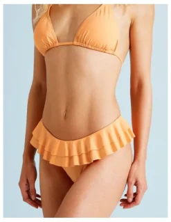 Chloe & Lola Fifi Frill Swim Bottom in Peach