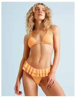 Chloe & Lola Fifi Frill Swim Bottom in Peach