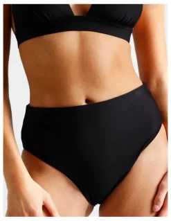 Chloe & Lola Lana High Swim Bottom in Black