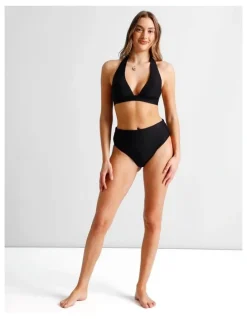 Chloe & Lola Lana High Swim Bottom in Black