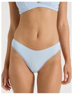 Chloe & Lola Lola Cotton Rib Hipster in Blue