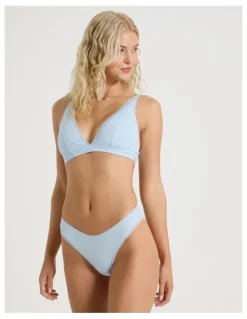 Chloe & Lola Lola Cotton Rib Hipster in Blue