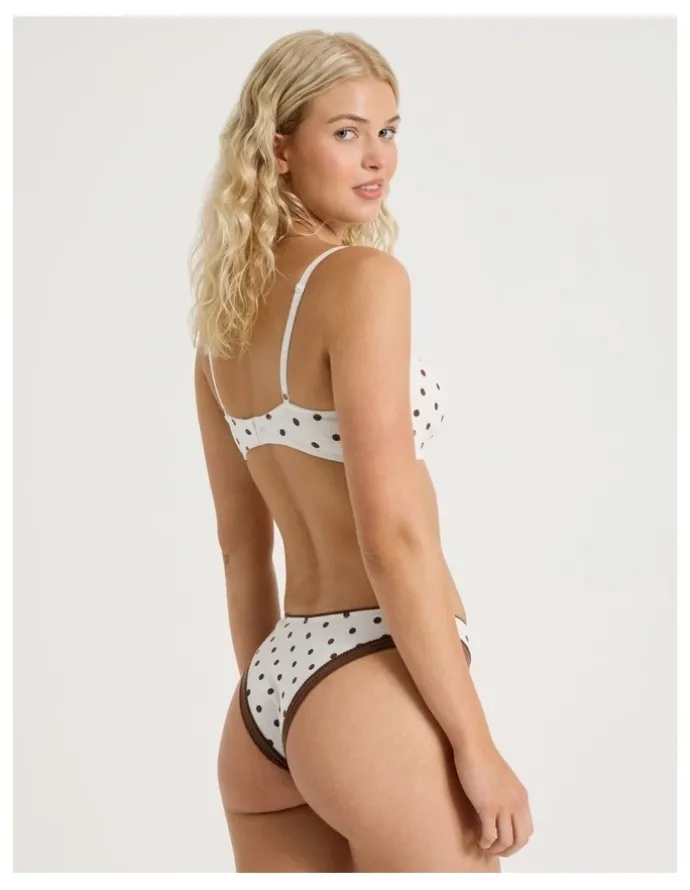 Chloe & Lola Lola Cotton Rib Brazilian in Multi